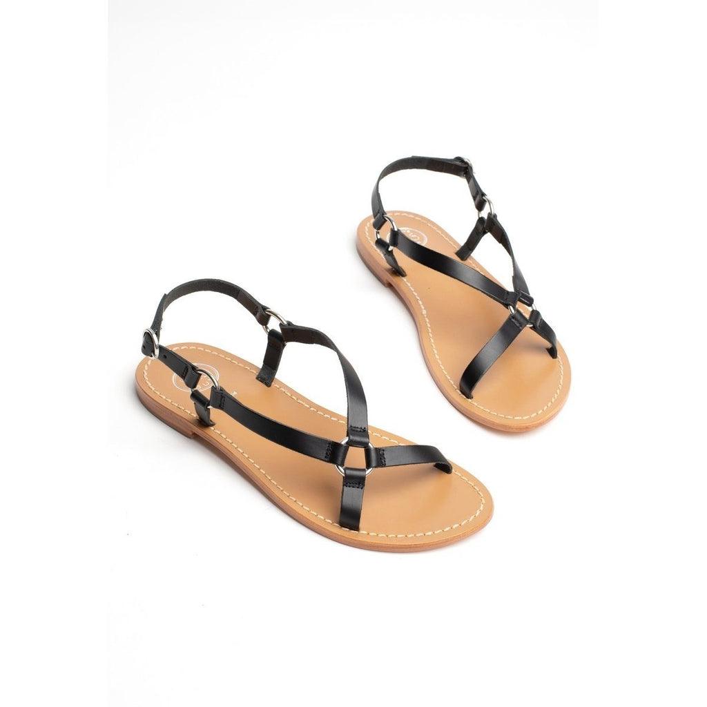 White Sun - Sandales Tendance Tala - Noir - Femme