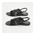 White Sun - Sandales Wintera - Black Buff - Black