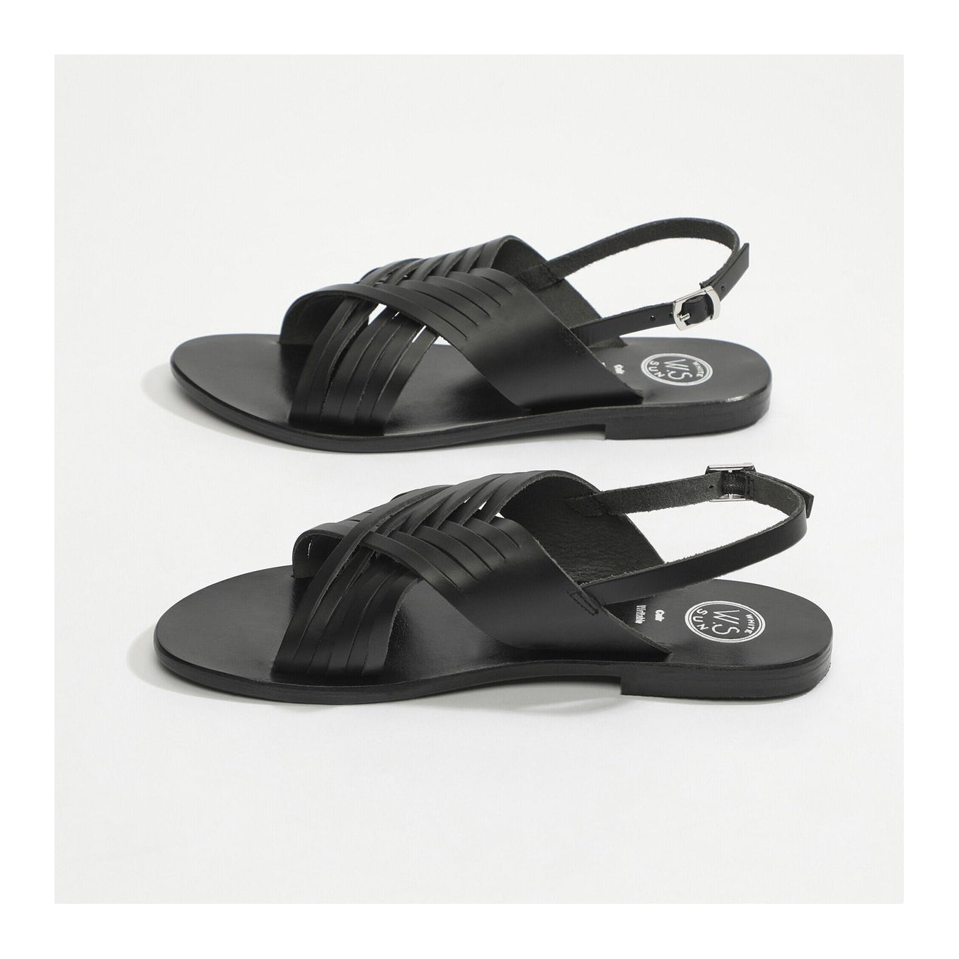 White Sun - Sandales Wintera - Black Buff - Black