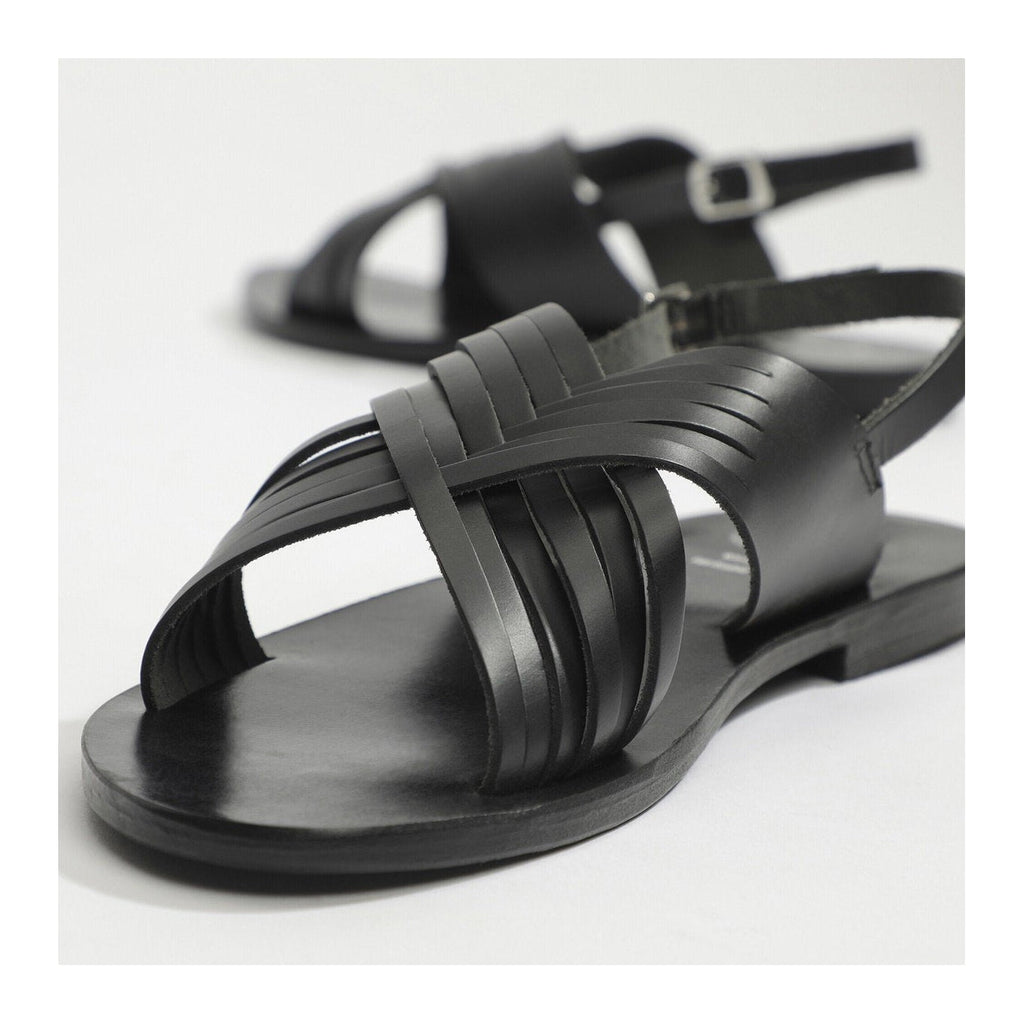 White Sun - Sandales Wintera - Black Buff - Black