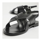 White Sun - Sandales Wintera - Black Buff - Black