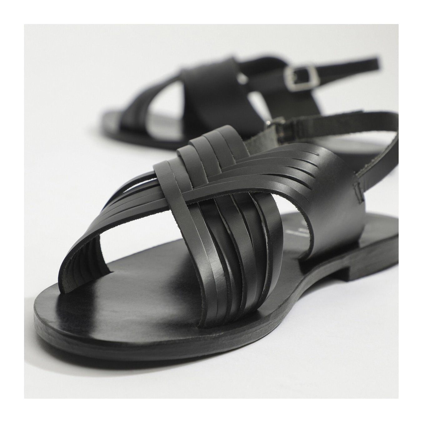 White Sun - Sandales Wintera - Black Buff - Black