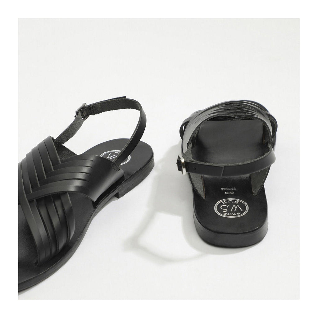 White Sun - Sandales Wintera - Black Buff - Black