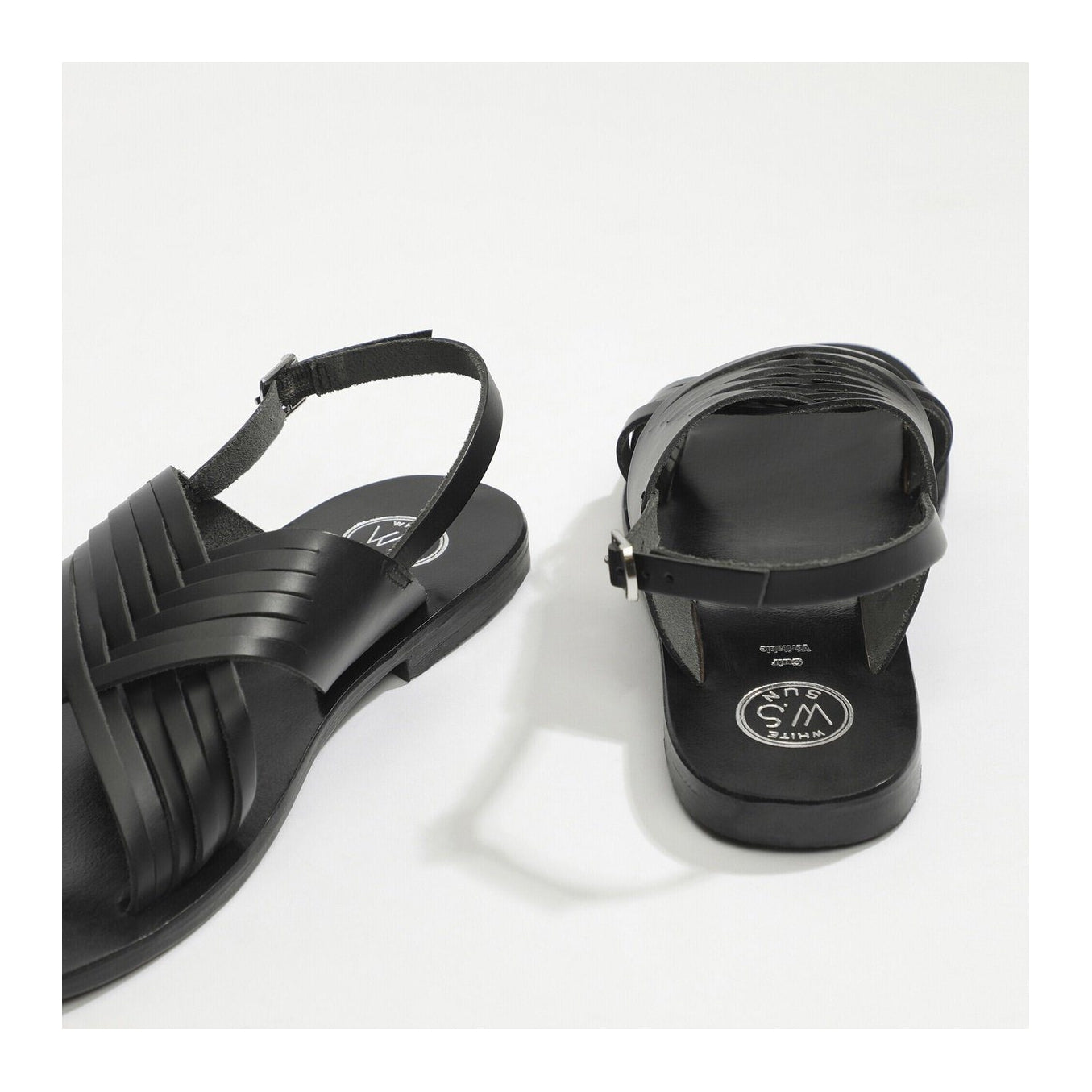 White Sun - Sandales Wintera - Black Buff - Black