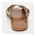 White Sun - Sandales Basanti - Gold Goat Leather - Gold