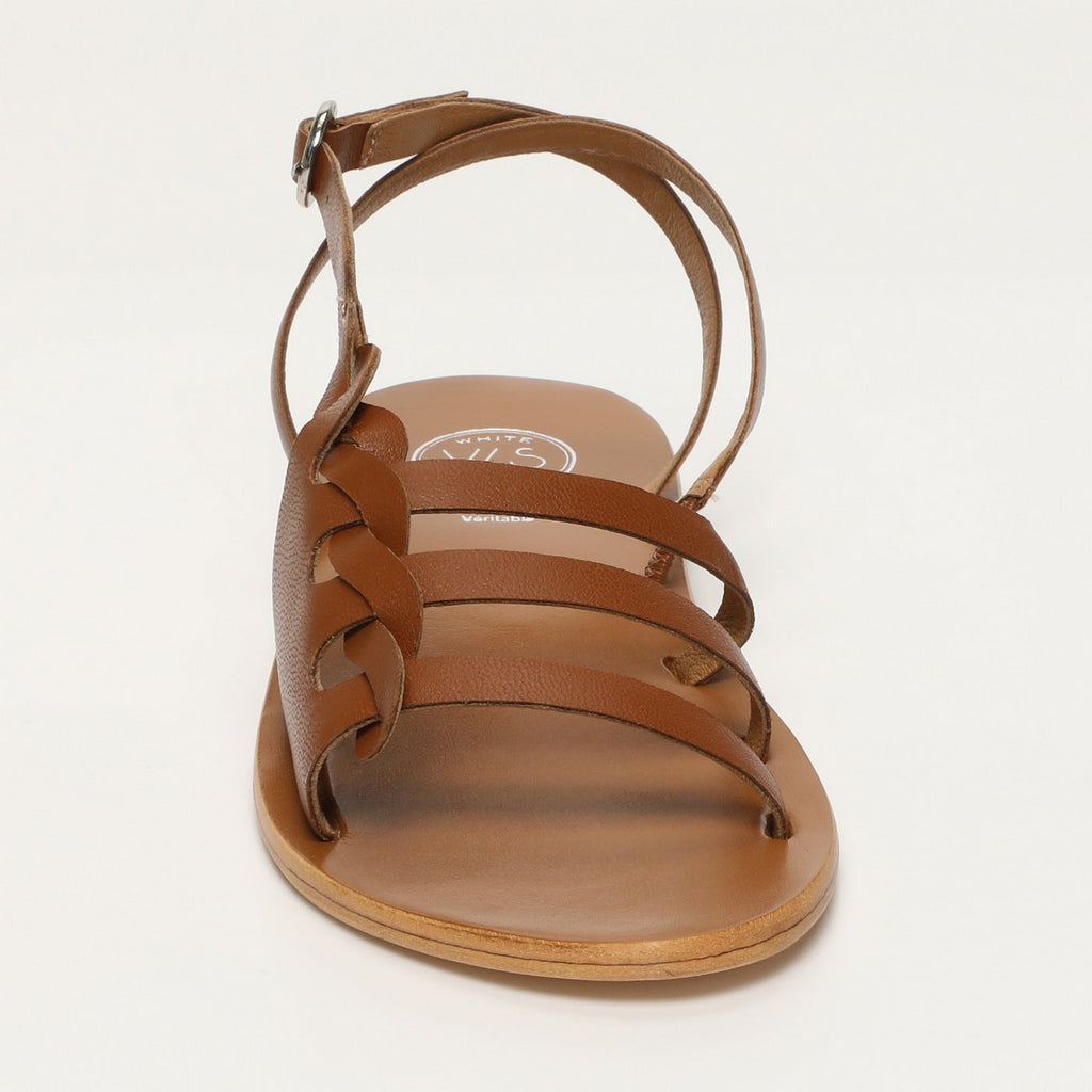 White Sun - Delaram Sandals - Marron Goat Leather - Brown