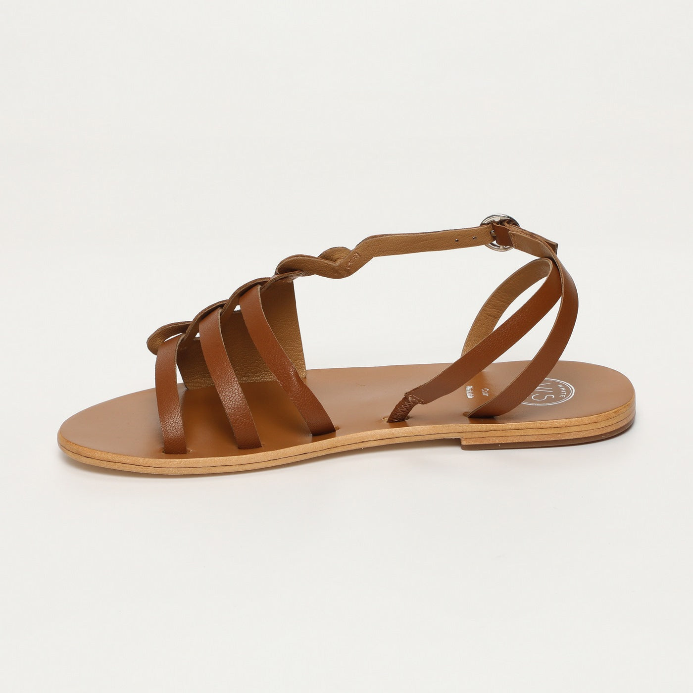 White Sun - Delaram Sandals - Marron Goat Leather - Brown