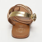 White Sun - Sandales Taleah - Dark Gold Buff - Dark Gold