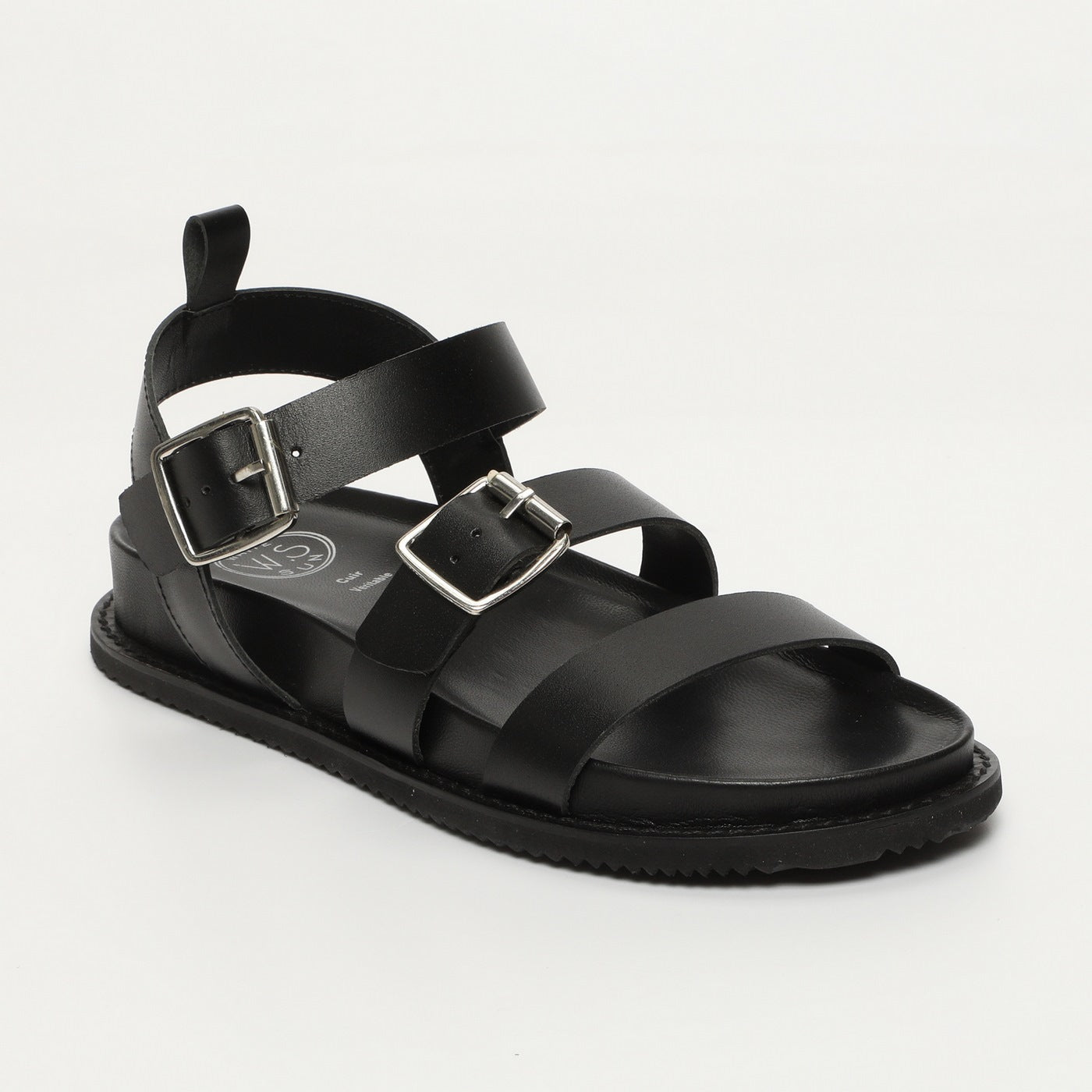 White Sun - Sandalias Tamia - Búfalo negro - Negro