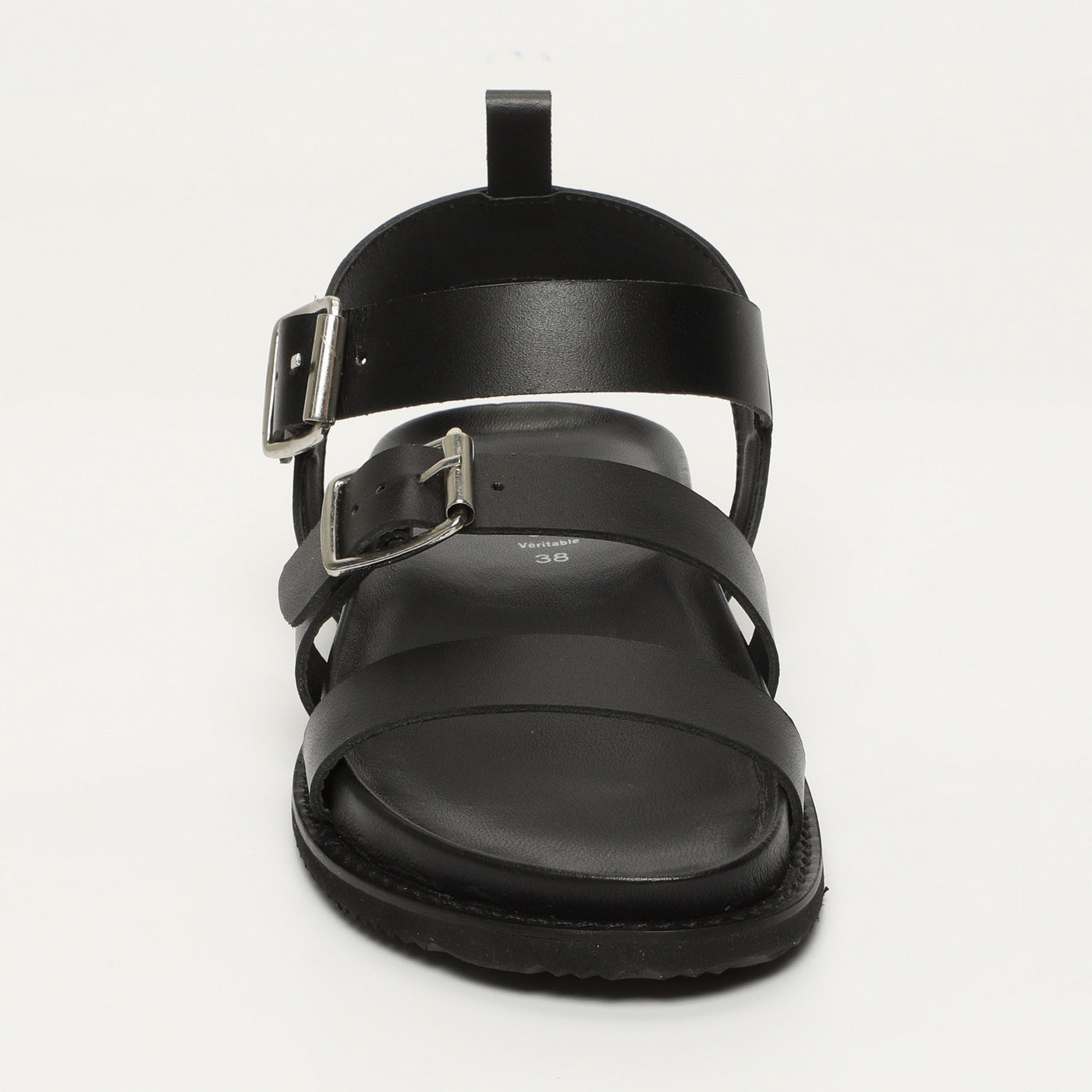 White Sun - Sandalias Tamia - Búfalo negro - Negro