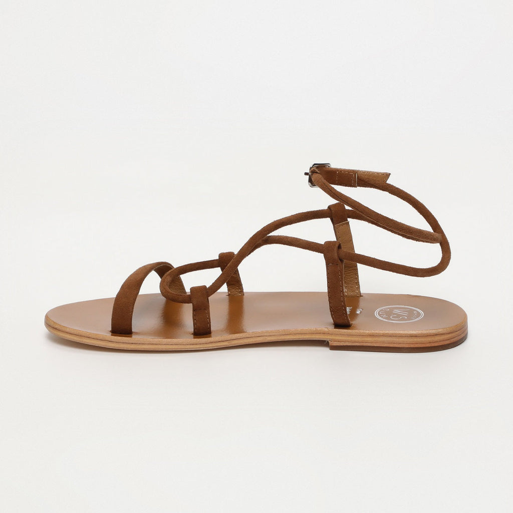 White Sun - Taylee Sandals - Camel Goat Suede - Camel