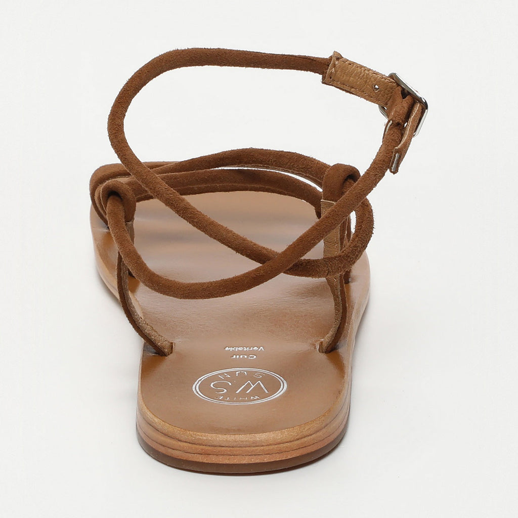 White Sun - Taylee Sandals - Camel Goat Suede - Camel