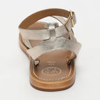 White Sun - Sandales Terri - Platinium Metallic Nappa - Platinium