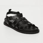 White Sun - Sandales Tyler - Black Buff - Black