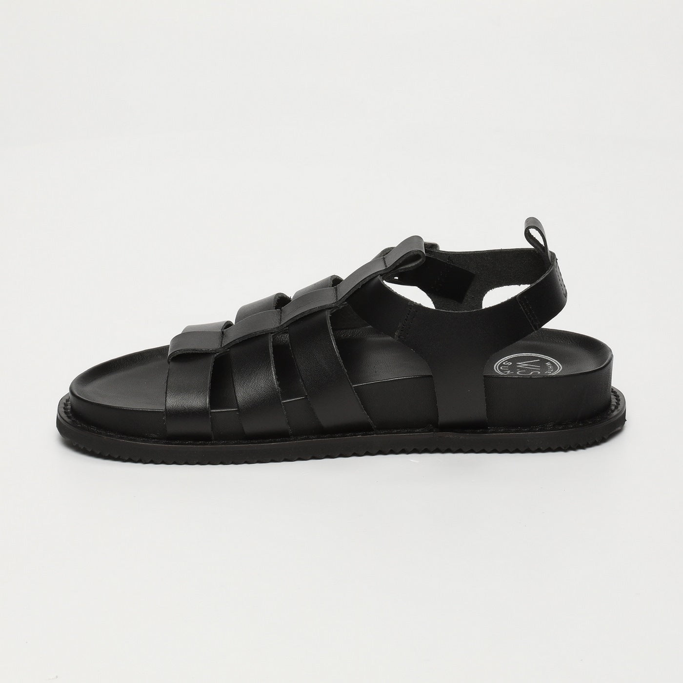 White Sun - Sandales Tyler - Black Buff - Black