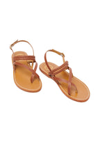 White Sun - Sandales Vanillae - Camel Goat Leather - Camel