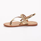 White Sun - Sandales Vanillae - Dark Gold Goat Leather - Dark Gold