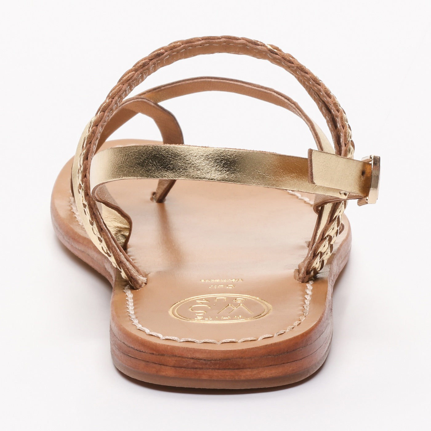 White Sun - Sandales Vanillae - Dark Gold Goat Leather - Dark Gold