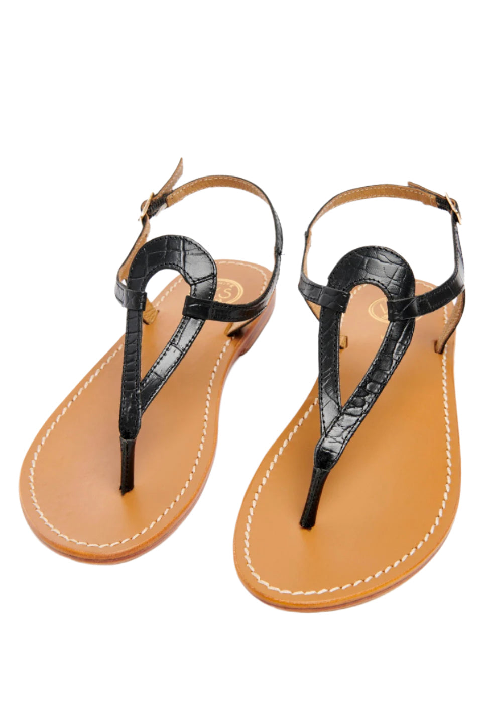 Sandales Varde - Black Croco