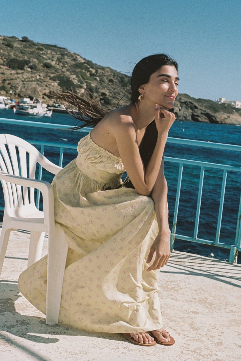 Sardinia Dress - Butter Yellow