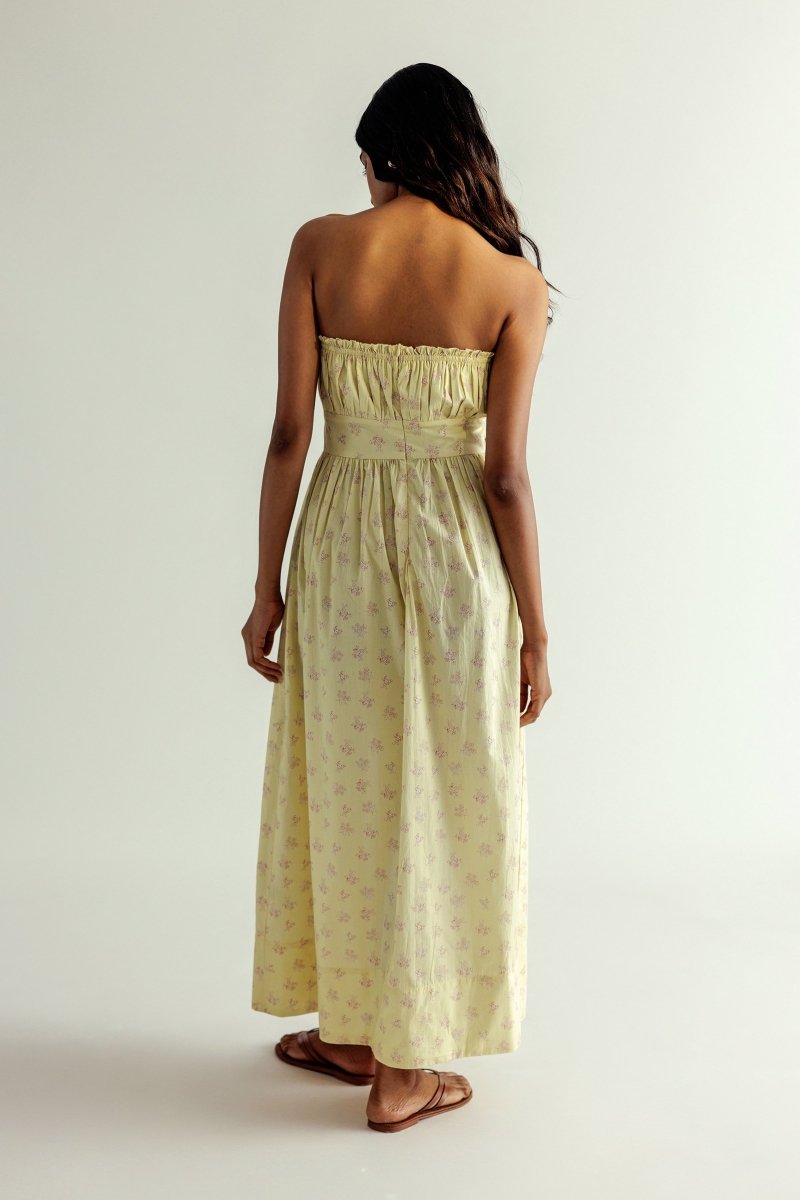 Sardinia Dress - Butter Yellow