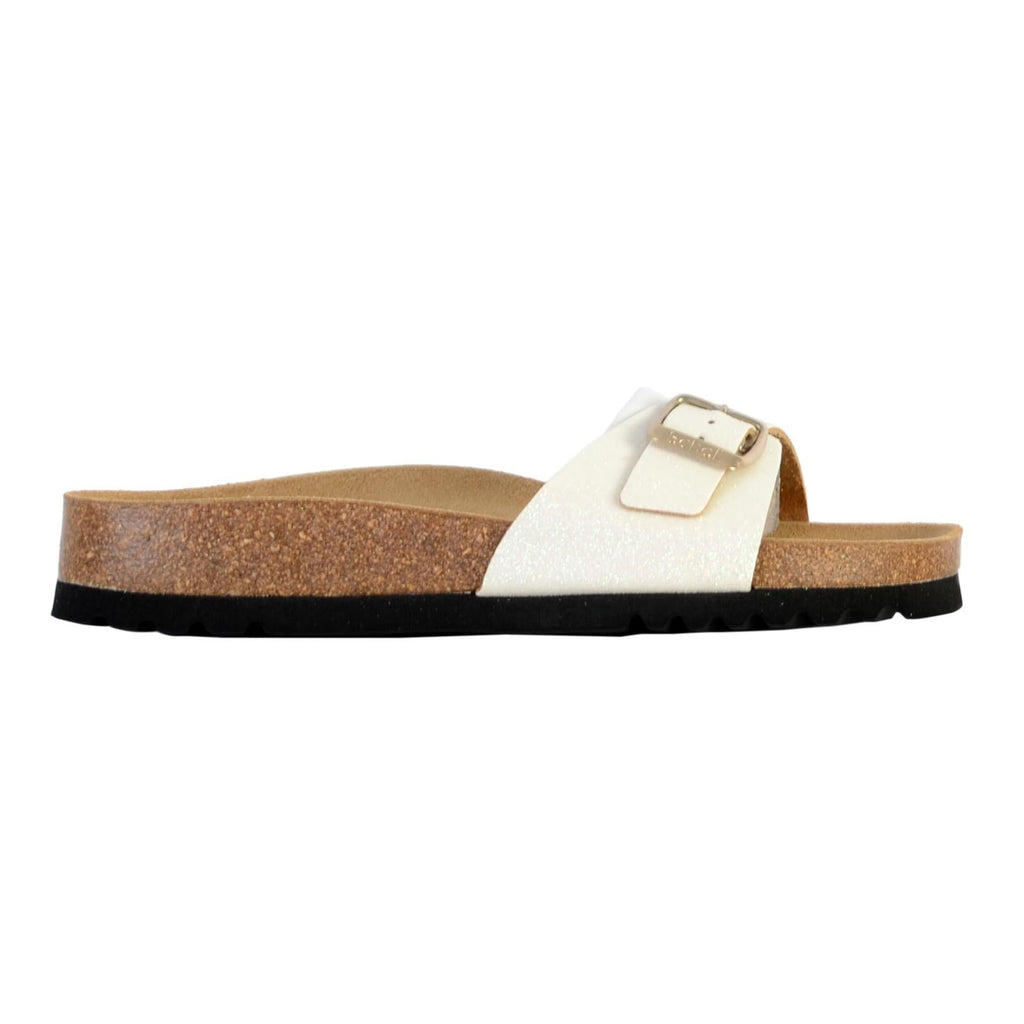 Scholl - Mules de cuero Estelle - Blanco