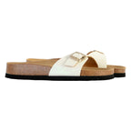 Scholl - Mules de cuero Estelle - Blanco