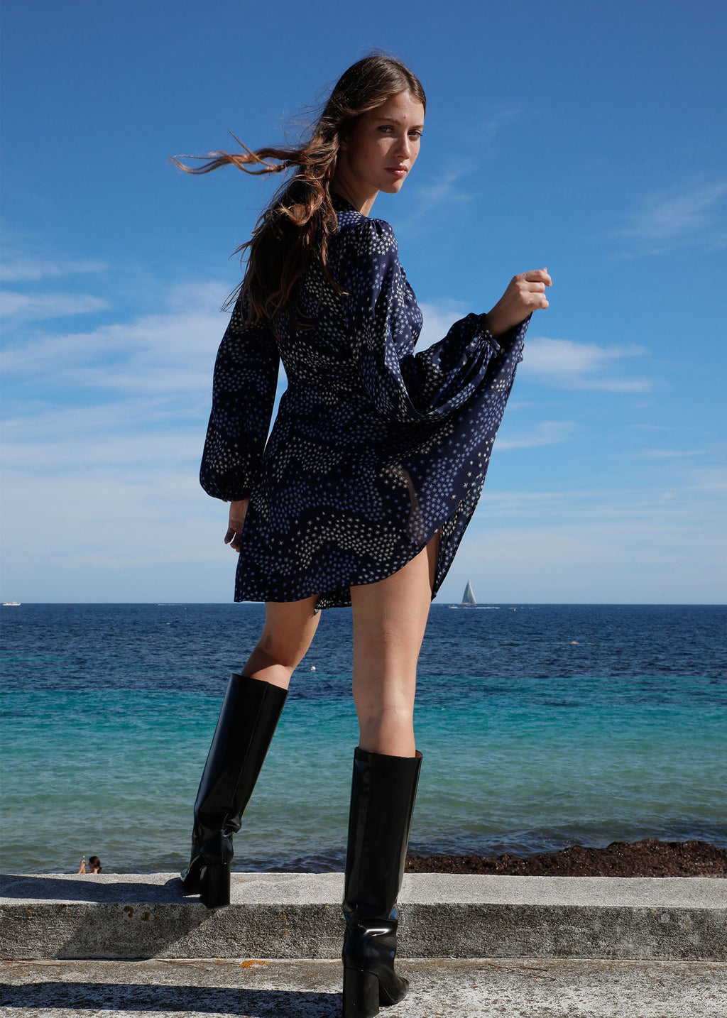 VESTIDO ROSINE CIELO