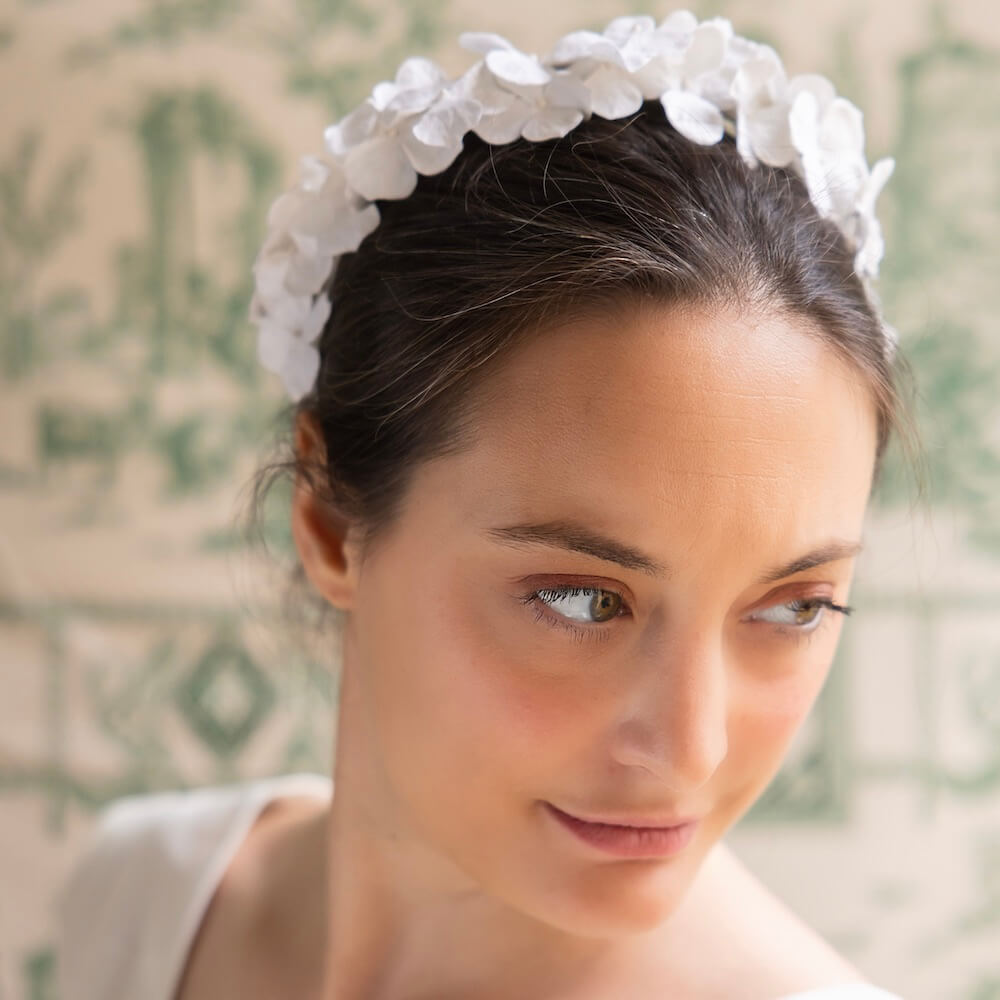 Serre Tête En Papier Blanc M