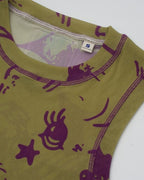 Top Kindness Mesh Tank - Moss