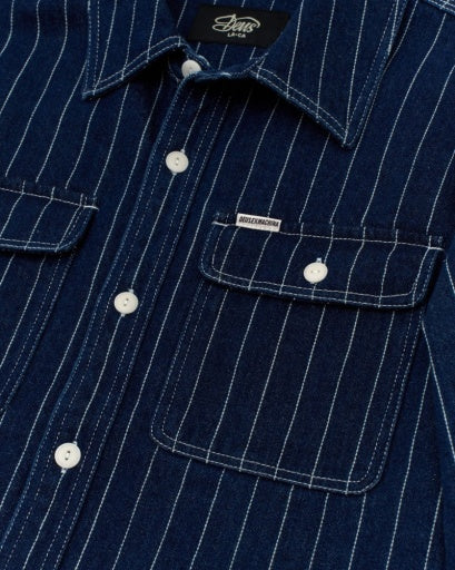 Camisa vaquera a rayas Vacay - Indigo