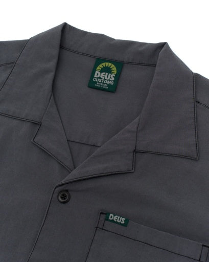 Chemise Remi Garment Dye - Anthracite