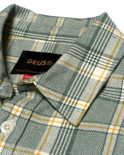 Chemise Vacay Check - Tendril Green