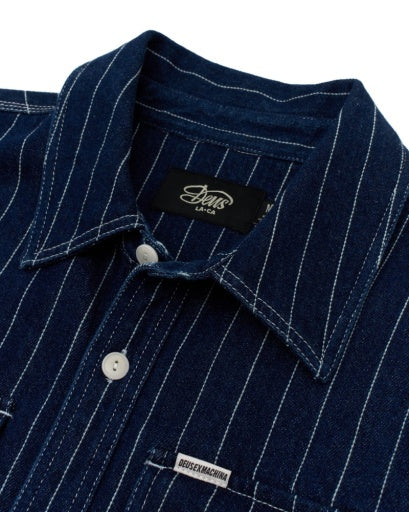 Camisa vaquera a rayas Vacay - Indigo
