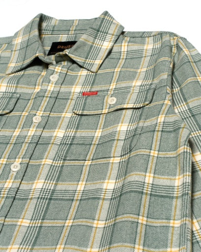 Chemise Vacay Check - Tendril Green