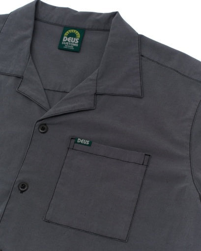 Chemise Remi Garment Dye - Anthracite