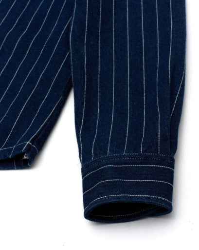 Camisa vaquera a rayas Vacay - Indigo
