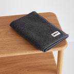 gray guest towel organic cotton Portugal 600 grams