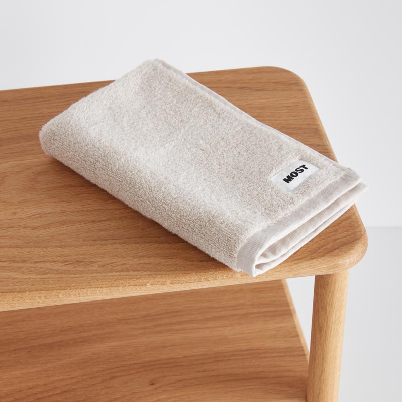 beige guest towel organic cotton portugal 600 grams