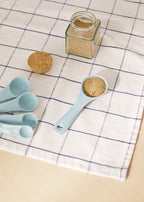 Kitchenware Studio - Ustensiles De Cuisine En Silicone & Bois - Bleu Pastel