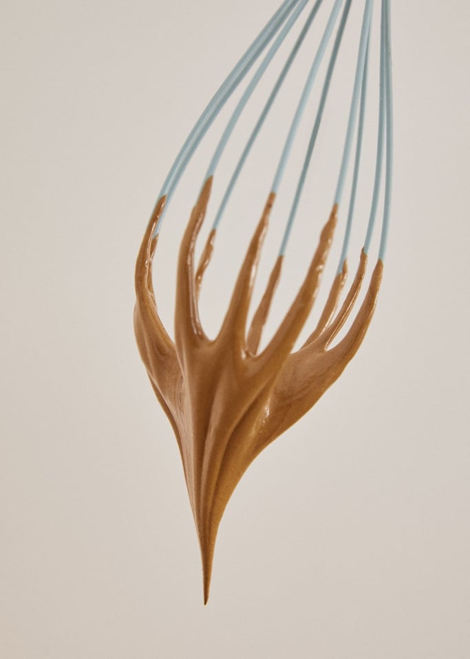Kitchenware Studio - Ustensiles De Cuisine En Silicone & Bois - Bleu Pastel