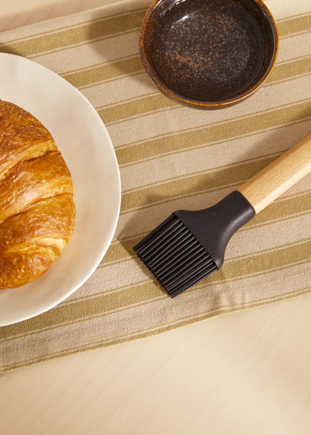 Kitchenware Studio - Ustensiles De Cuisine En Silicone & Bois - Noir