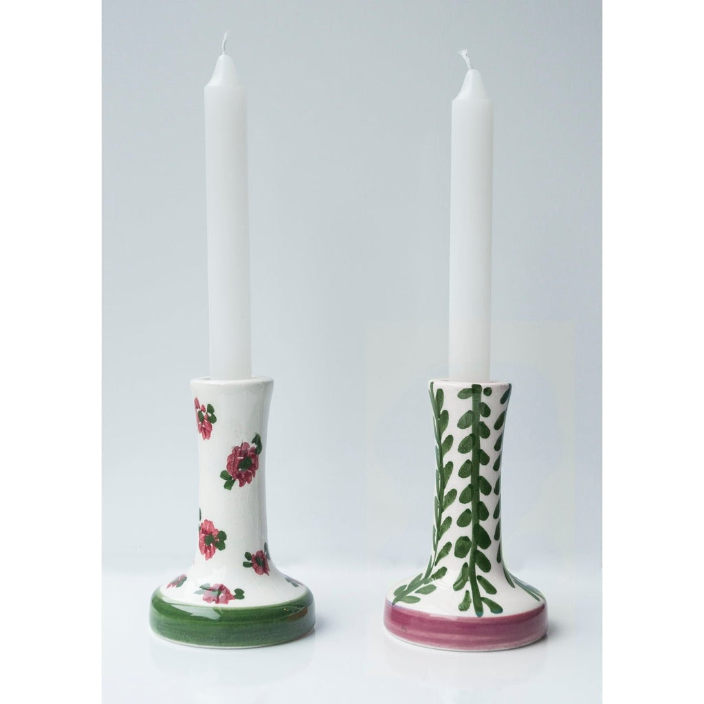 Set Of 2 Fitz Candlesticks - Multicolor