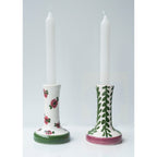 Set Of 2 Fitz Candlesticks - Multicolor