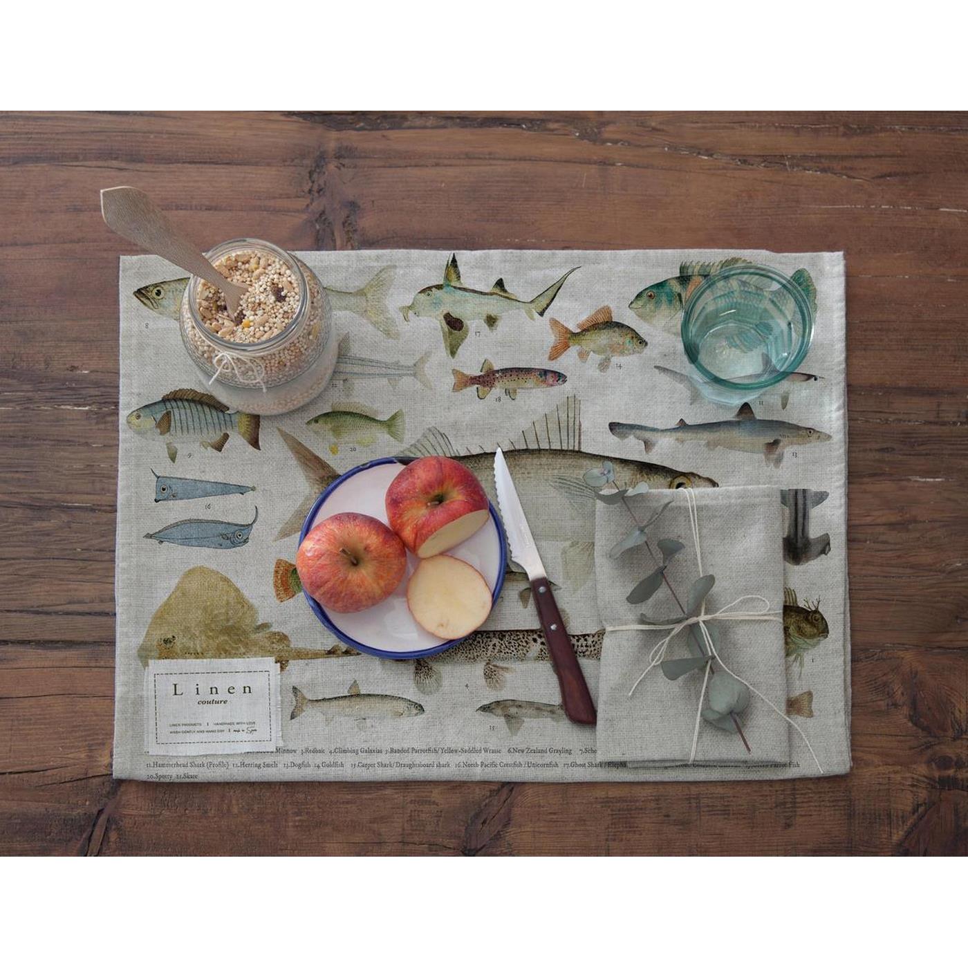 Set De 2 Sets De Table - Fish