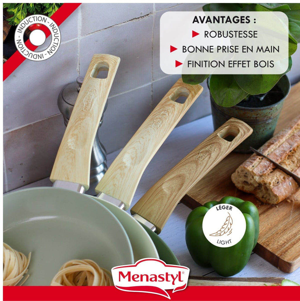 Colorama – 3er-Set Bratpfannen – 20/24/28 cm