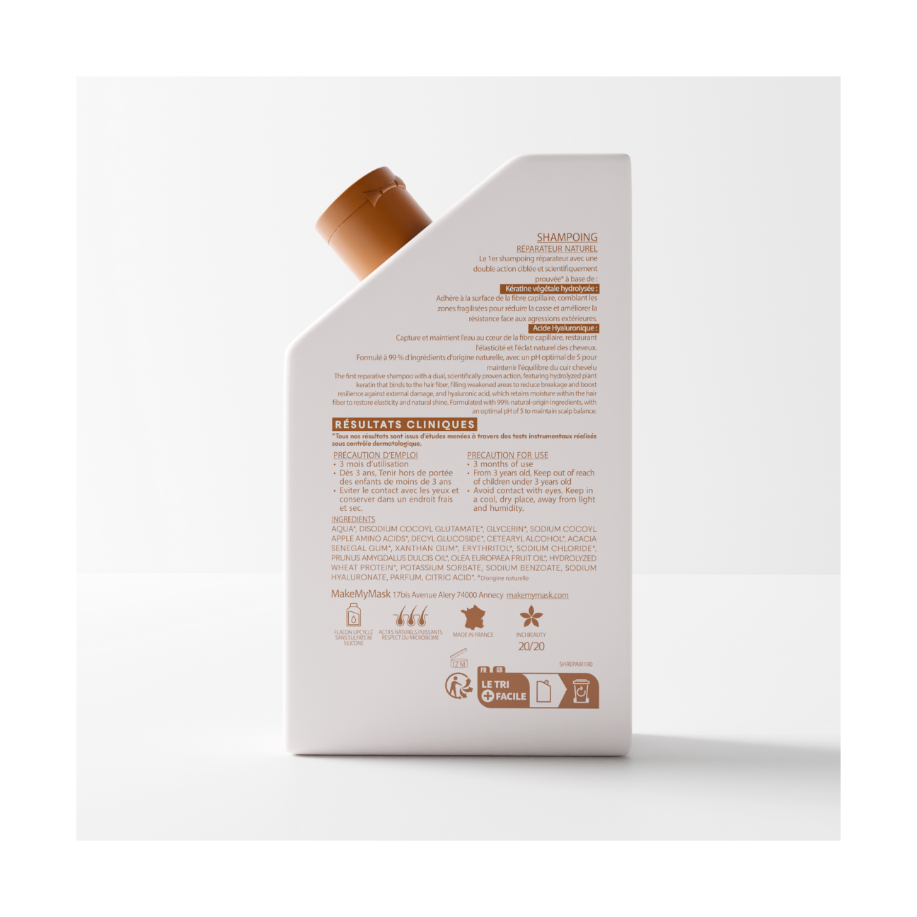 Shampoing Cheveux Secs Tricho-Repair Ph5