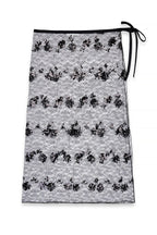 Sheer Sequin Skirt - Black