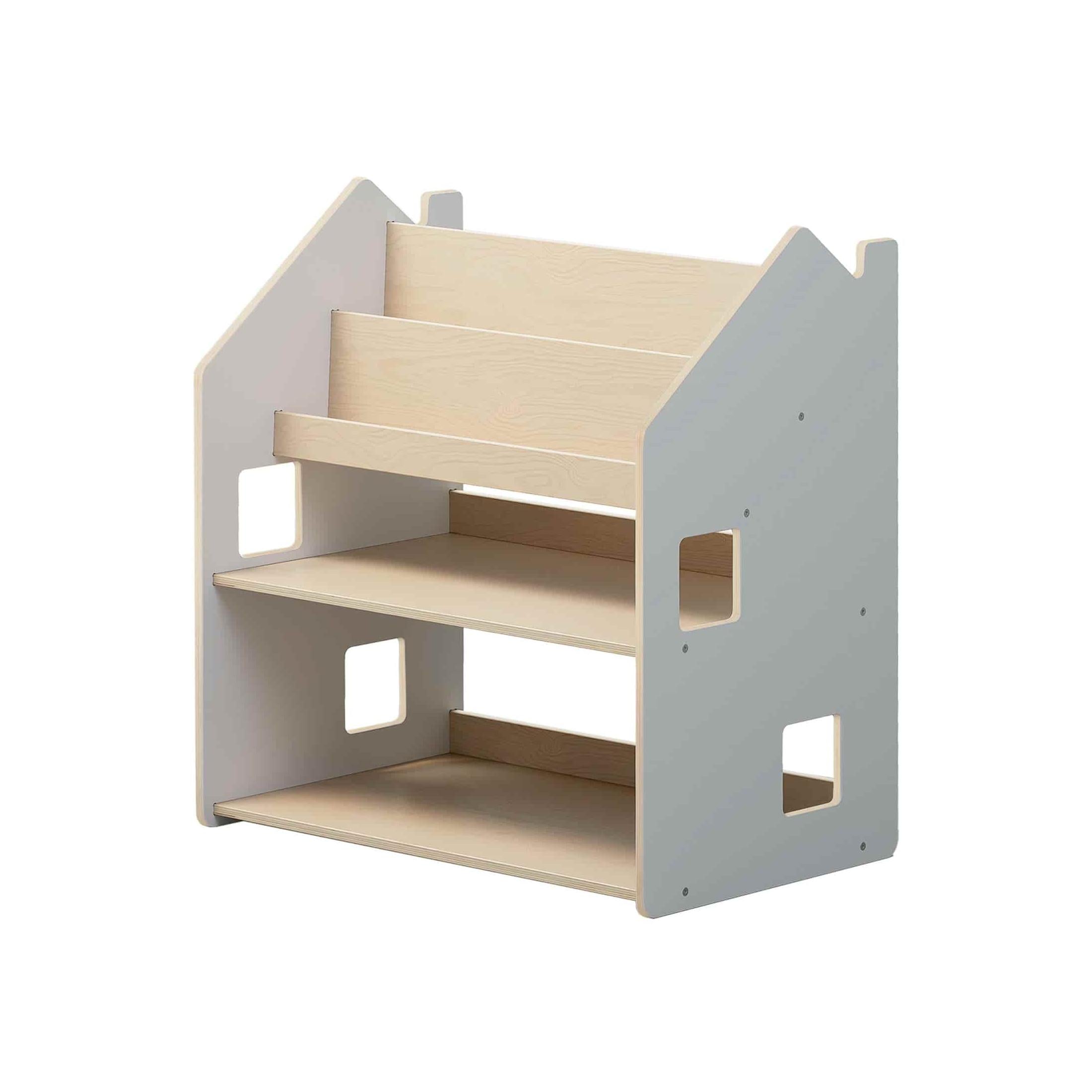 Versatile 2-In-1 Montessori Shelving Unit – White

