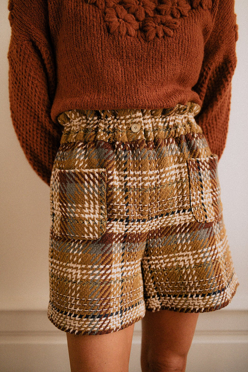 Plume Paris - Shorts Carlota Tweed - Multicolor